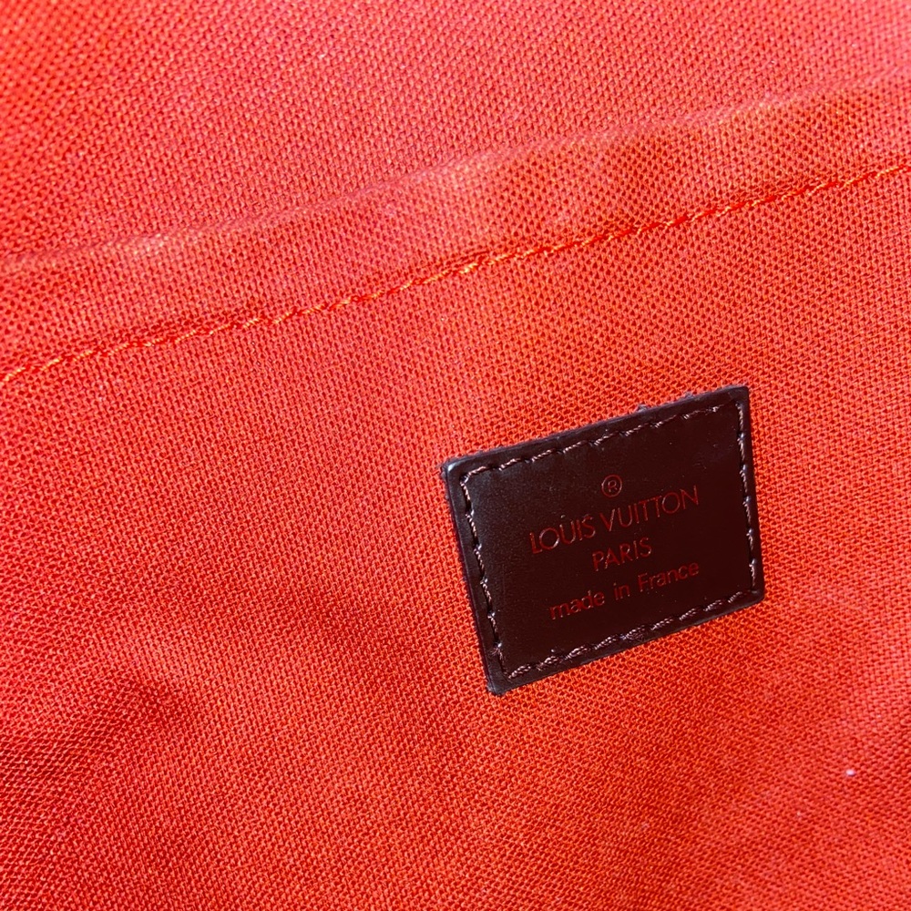 LOUIS VUITTON Illovo MM Damier Ebene Top Handle Bag - Picture 7 of 9